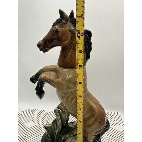 Vintage Jim Beam Whiskey Decanter Horse Bottle 120 Month Old 14” Sculpture - Picture 5 of 7